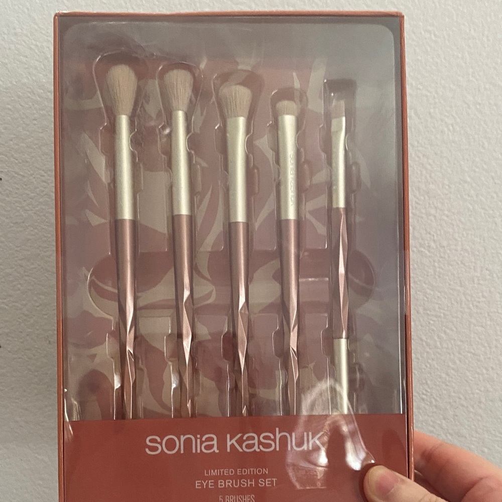 Sonia Kashuk Limited Edition Eye Brush Set - Pink and Cream